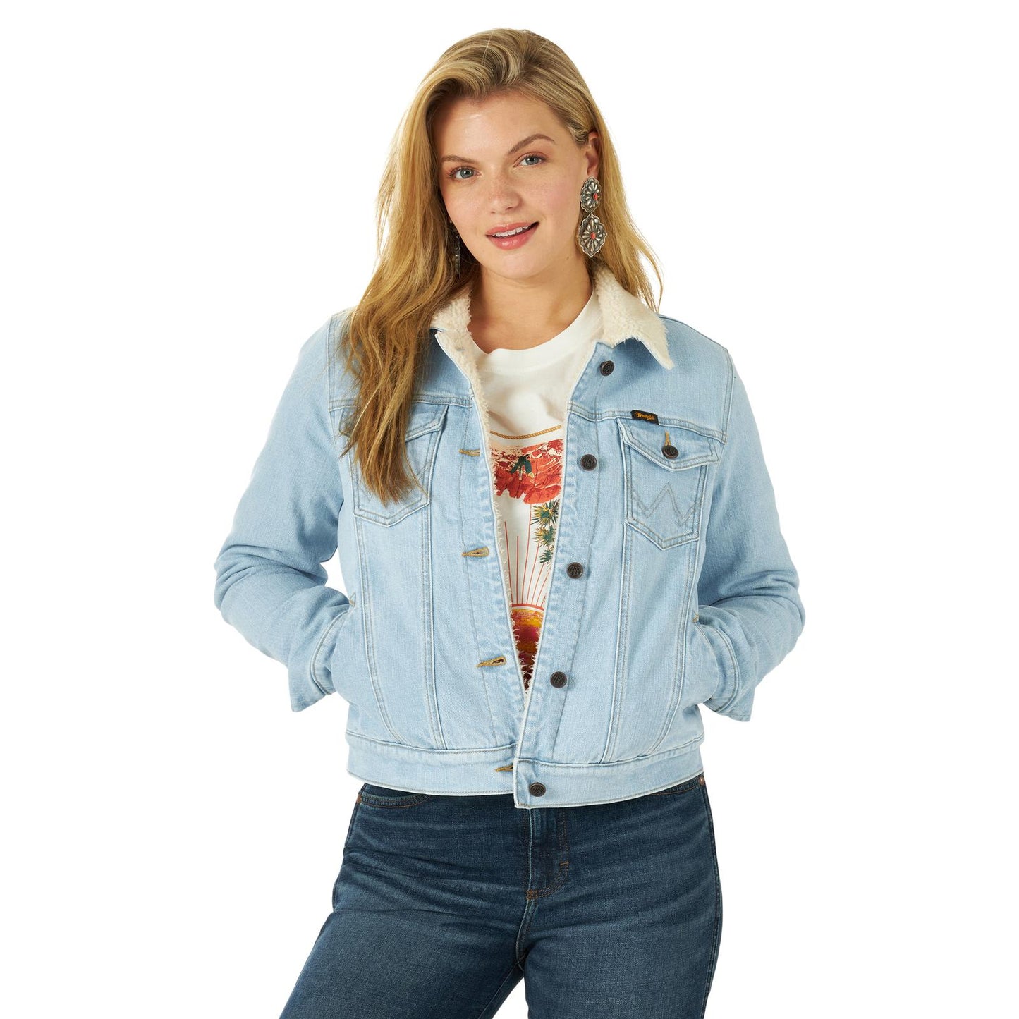 Wrangler® Retro® Outerwear Jacket - Bleached Denim