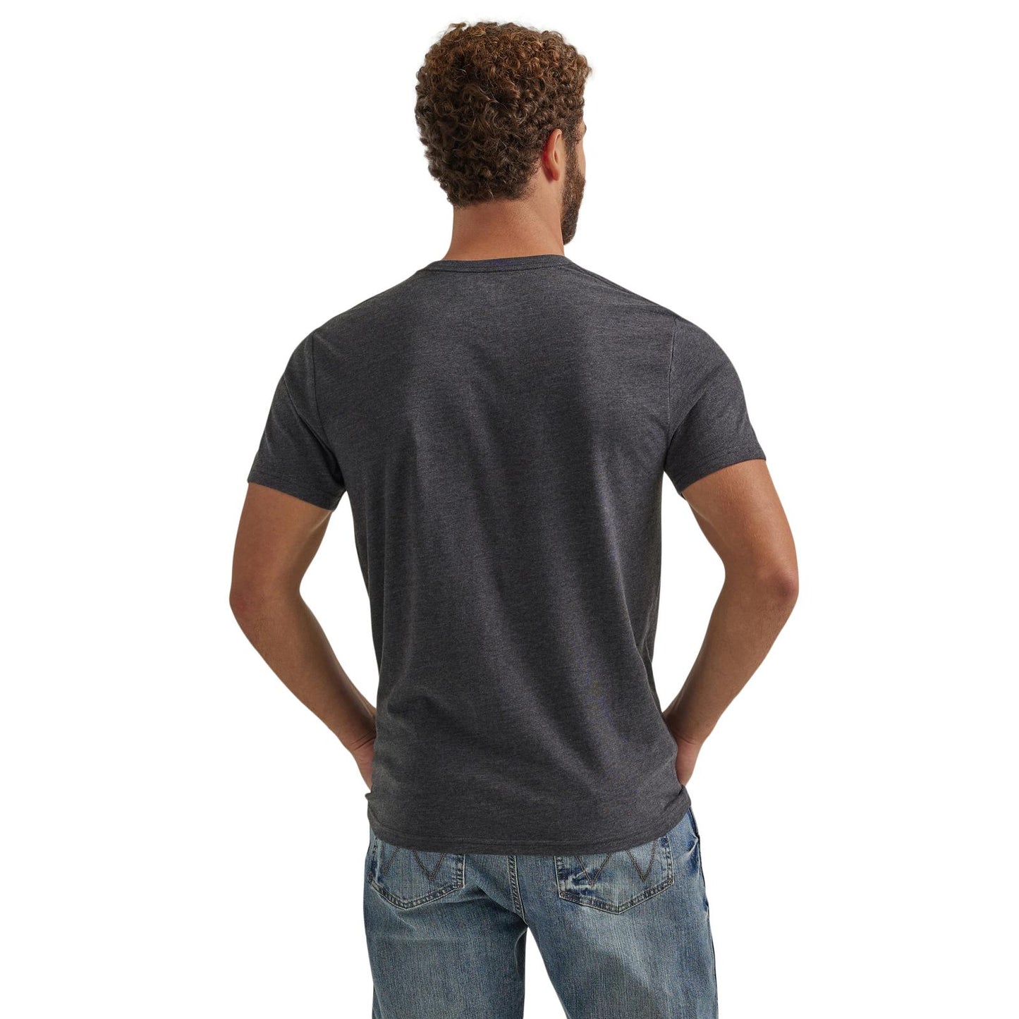 Wrangler® Rope Logo T-Shirt-Charcoal