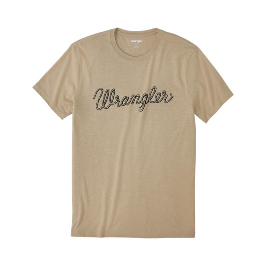 Wrangler® Rope Logo T-Shirt-Tan