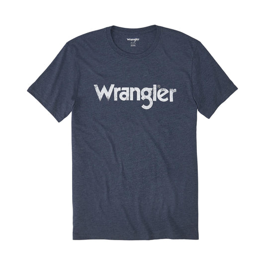 Wrangler Kabel Logo T-Shirt-Navy