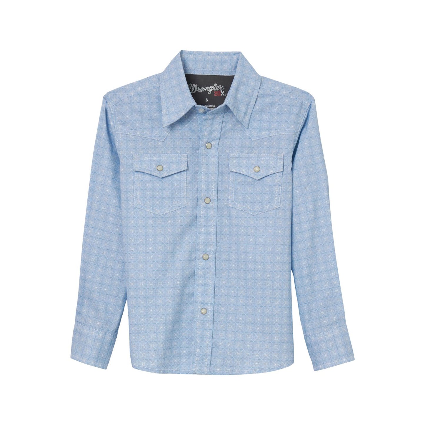 Wrangler® 20X® Competition Advanced Comfort Long Sleeve Shirt - Classic Fit - Blue