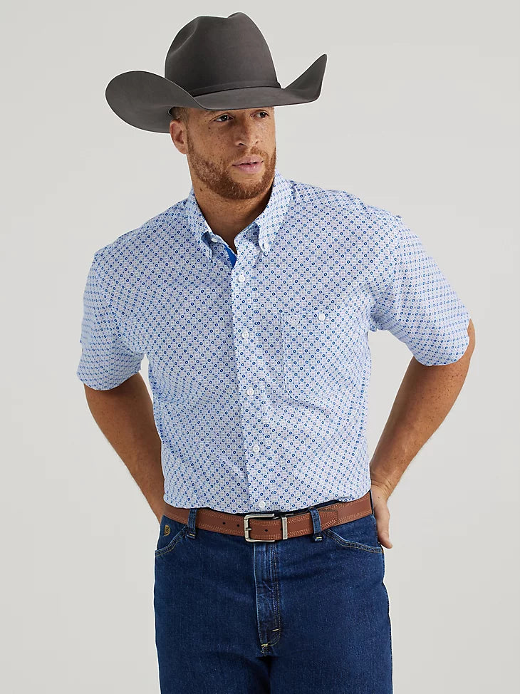 George Strait- Short Sleeve- Classic Fit- Blue
