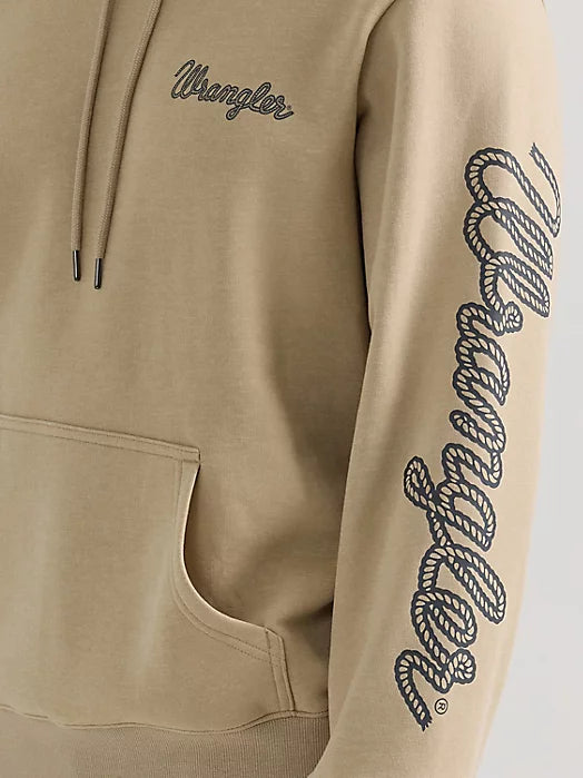 Wrangler® Pullover Hoodie- Desert Sand