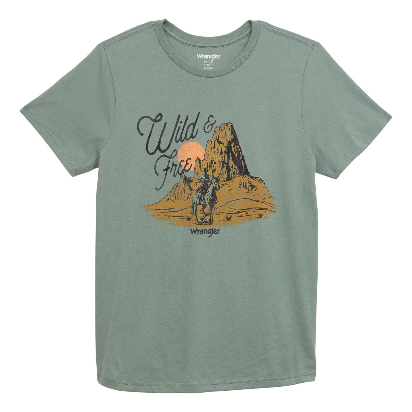 Women's Wrangler Southwestern Graphic Regular Fit Tee in Willd Lily