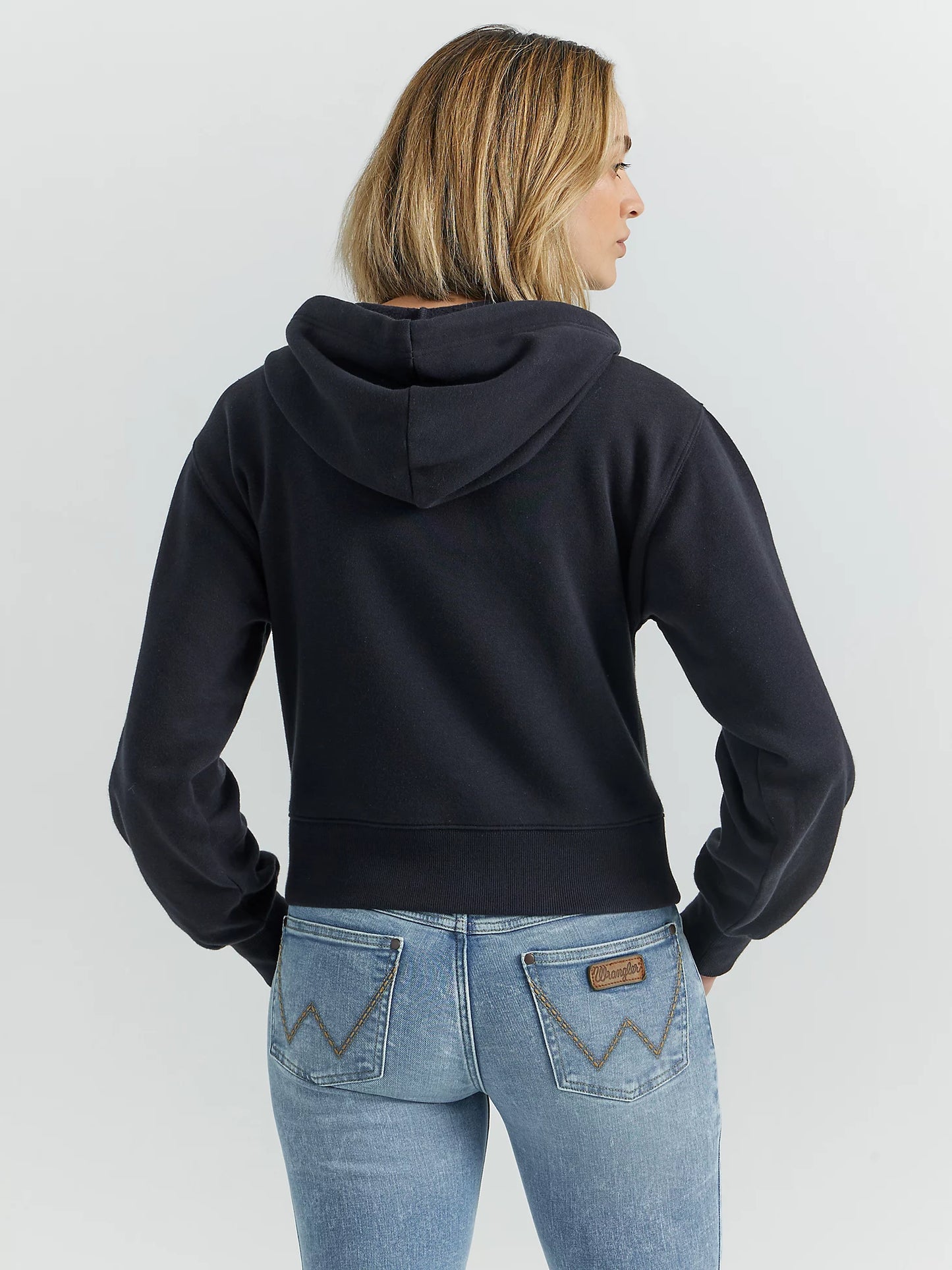 Wrangler Retro Americana Hoodie- Dark Navy Landscape