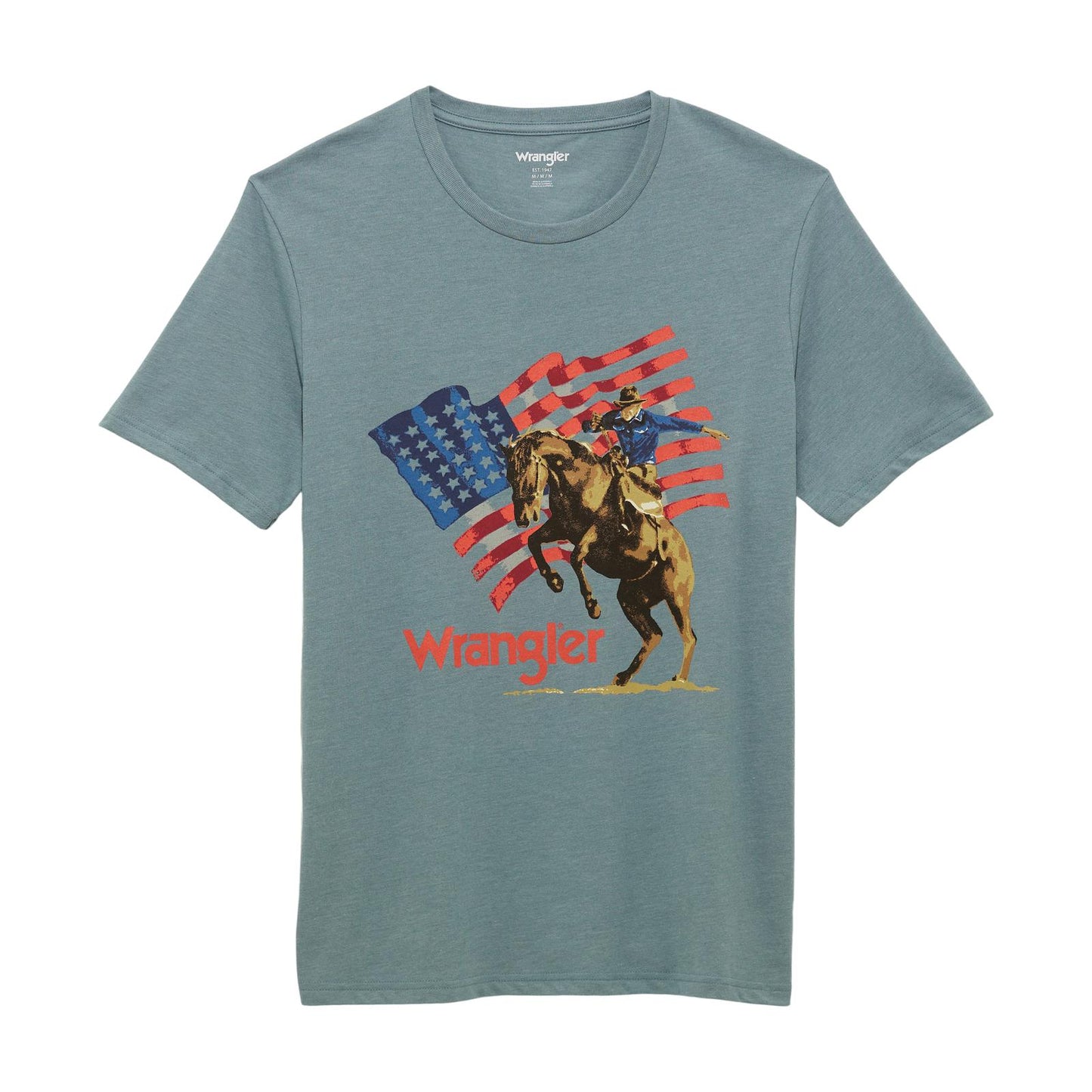 Wrangler Americana Flag Logo T-Shirt-Lead