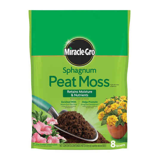 Miracle Gro Sphagnum Peat Moss - 8 qt