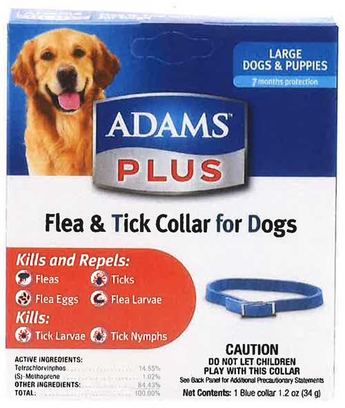 Adams PLUS Flea and Tick Collar - Dogs