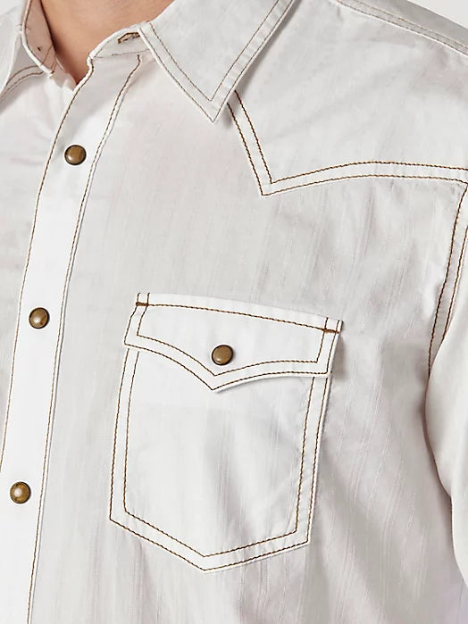 Wrangler Retro Premium Shirt- White