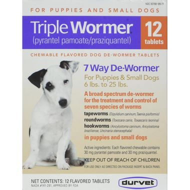 Durvet Triple Wormer Tablets