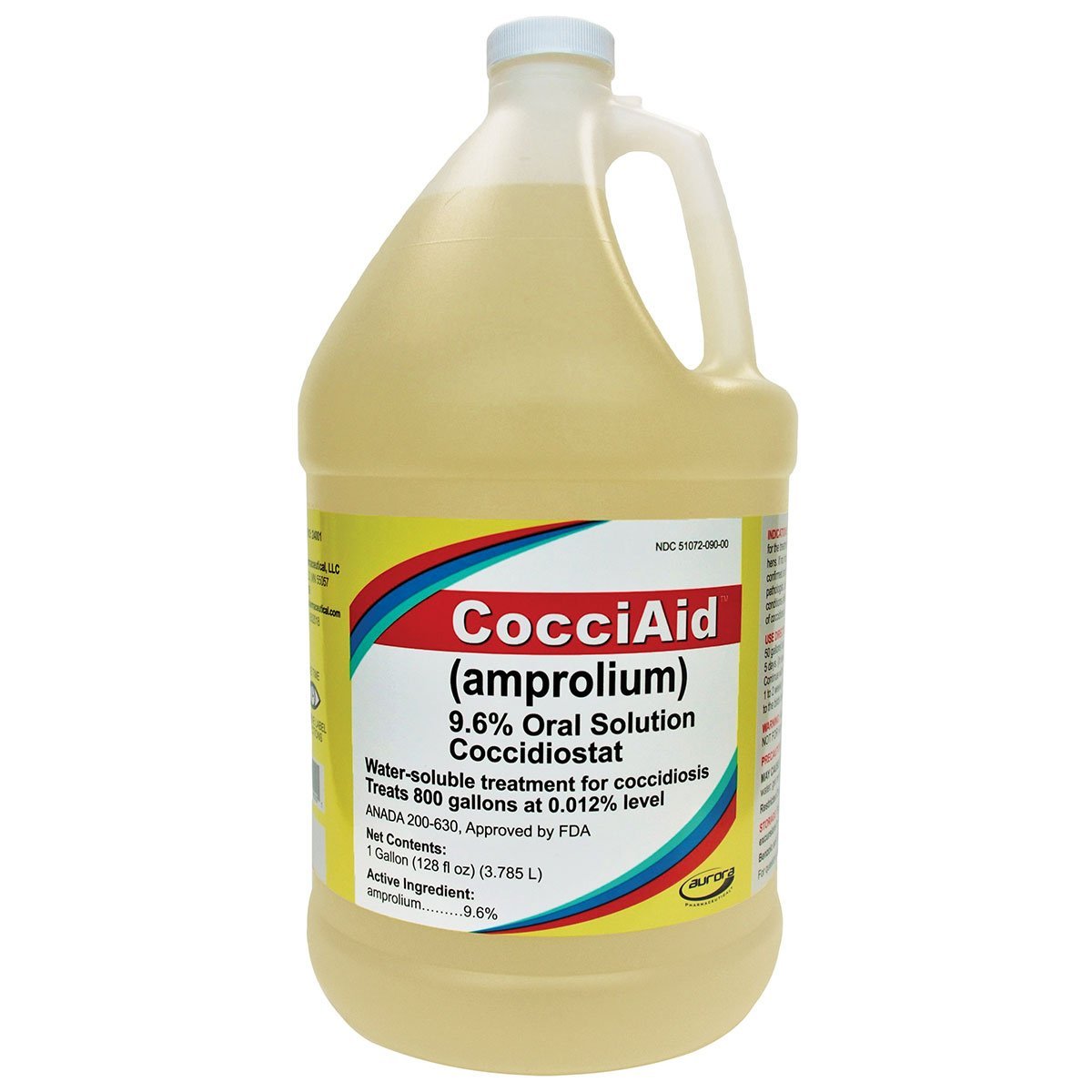 CocciAid Amprolium 9.6% Oral Solution 1 gallon