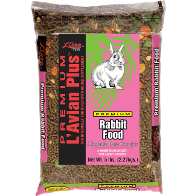 L'Avian Plus Premium Rabbit Food- 5Lbs
