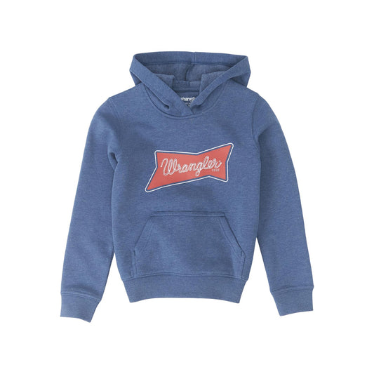 Wrangler® Pullover Hoodie- Static Blue- Youth