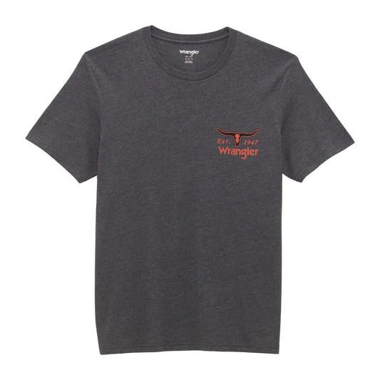 Wrangler Graphic T-Shirt Short Sleeve-Asphalt