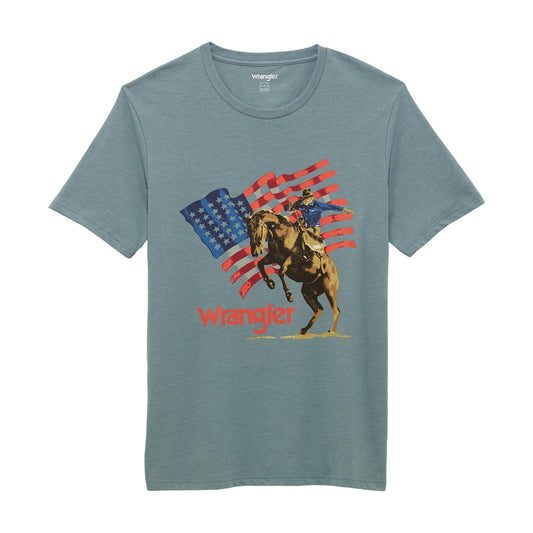 Wrangler Americana Flag Logo T-Shirt-Lead