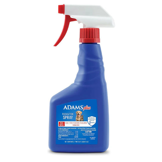 Adams Plus Pet Flea and Tick Spray- 16 oz