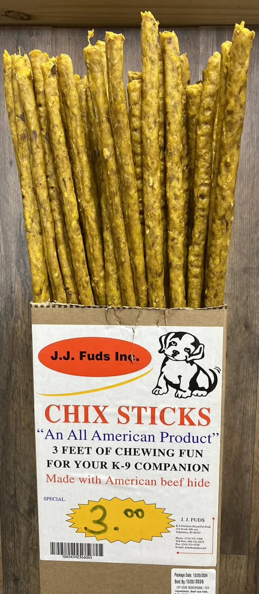 JJ Fuds 3ft Chix Sticks- Chicken