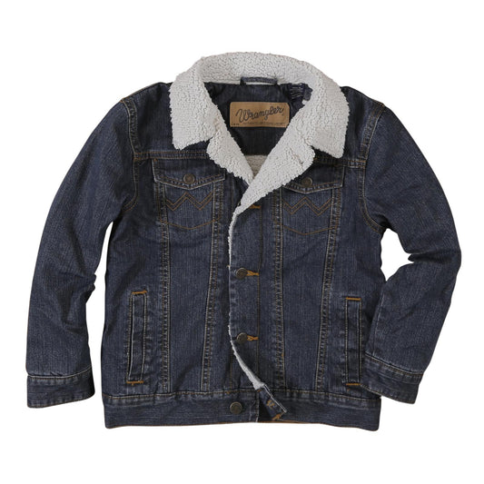 Western Sherpa Denim Jacket- Boys