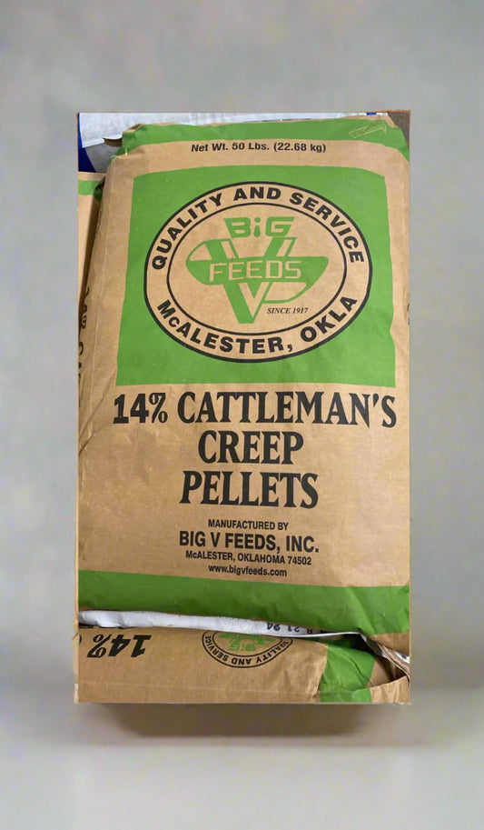 BIG V FEEDS 14% Cattlemen’s 3/8 Creep
