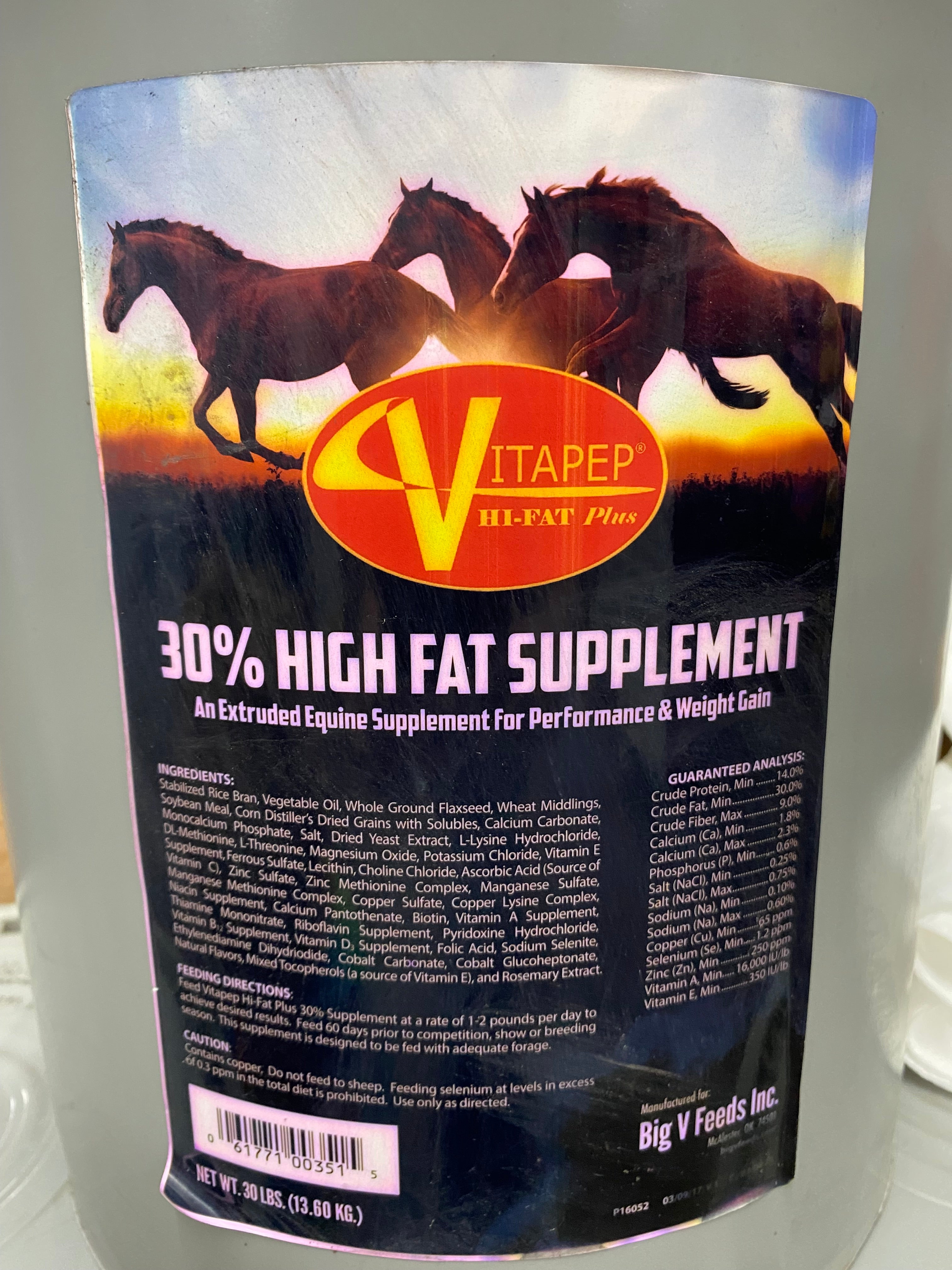 Fat Plus Powder VITAPEP Hi-Fat Plus – Geronimo's Western Wear
