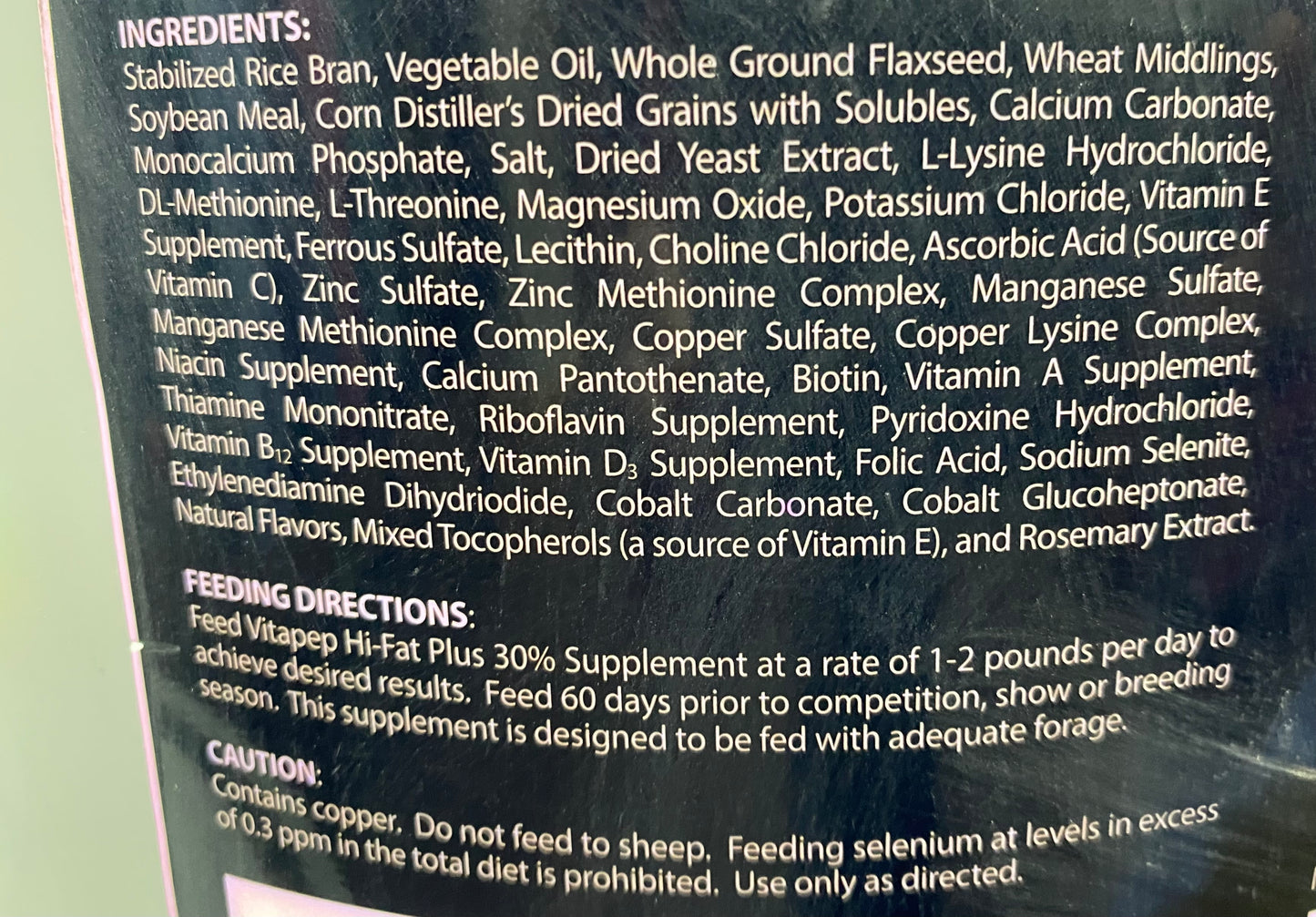 VITAPEP Hi-Fat Plus