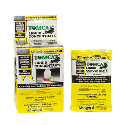 Motomco Tomcat Liquid Concentrate, 1.7 oz Pouch