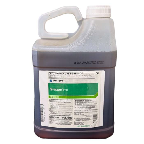 Corteva Grazon P+D herbicide 2.5 gallon solid white container
