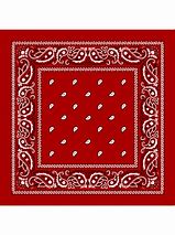 Handkerchiefs Set of two Red and black.