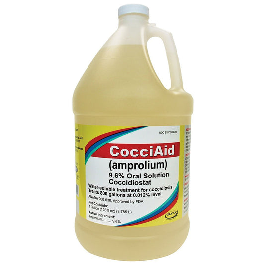 CocciAid Amprolium 9.6% Oral Solution 1 gallon