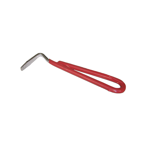 Hoof Pick Vinyl Covered - Red
