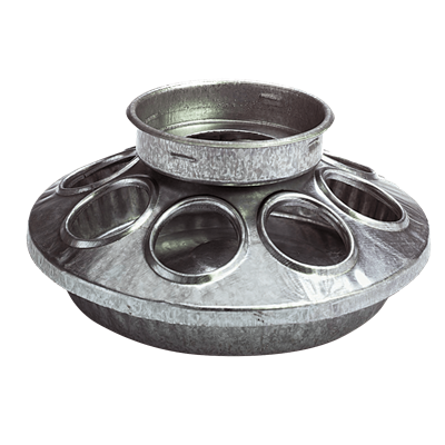 Galvanized Chick Feeder & Waterers