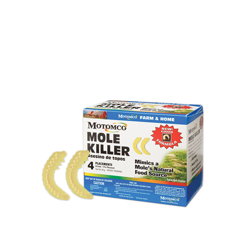 Motomco Mole Killer Grub Formula 4 Placements