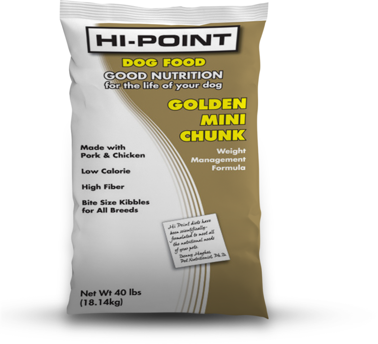 Hi-Point Dog Food Golden Mini Chunk18% Protein 7% Fat