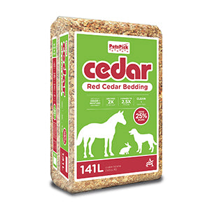 PetsPick Red Cedar Bedding