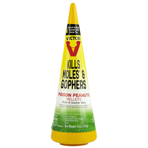 Victor Poison Peanuts Mole & Gopher Bait 6oz